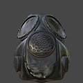 M17 gas mask 3d model