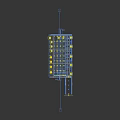 Modern Fitness Center With Yellow Black Design Neon Lights Motivational Signs And Exercise Floor Patterns