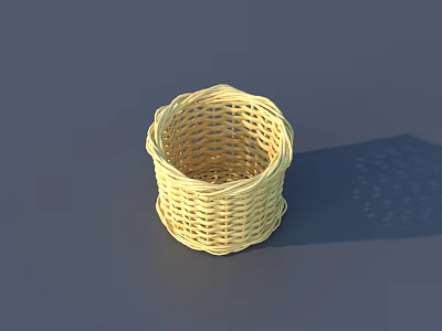 Light Yellow Woven Rattan Outdoor Chair with Comfortable Design and Durable Structure 3d model