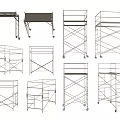 Different Styles Of Portable Scaffolding Hardware Tools For Industrial Use