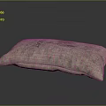 Soft Linen Pillow Cushion For Home Living With Natural Texture And Decorative Pattern