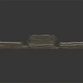Stacked Papers Of Various Sizes With Textured Surfaces On Black Background