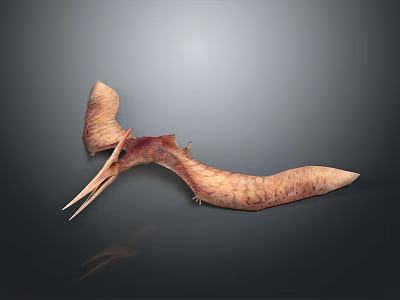 Natural Garden Ornament With Rustic Design And Curved Structure For Outdoor Decor 3d model