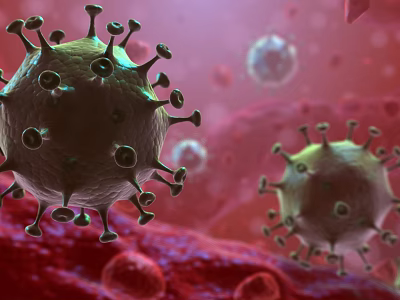 Modern virus novel coronavirus 3d model
