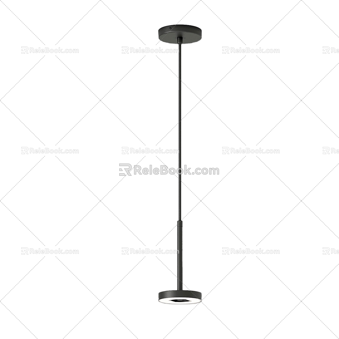 Modern Minimalist Chandelier Chandelier Simple Chandelier Restaurant Chandelier 3d model