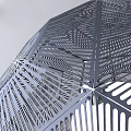 Modern Spherical Chandelier With Perforated Metal Design Intricate Geometric Patterns And Radiant Light Projection