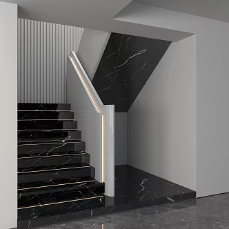 Modern Stairs 3d model