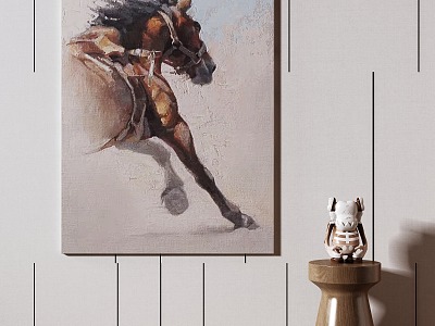 Modern Animal Painting Decorative Painting model