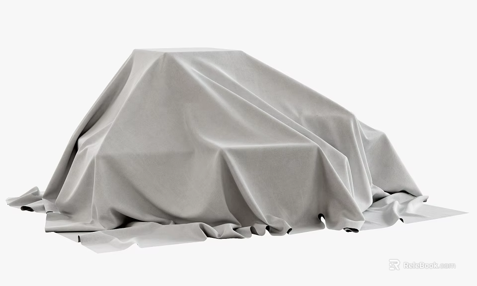 Inflatable Model Covered With Gray Fabric For Event Decoration Purposes 3d model 