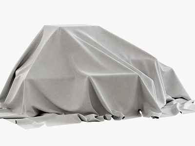 Inflatable Model Covered With Gray Fabric For Event Decoration Purposes 3d model
