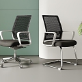 Office Chair Staff Chair Staff Chair Swivel Chair 3d model