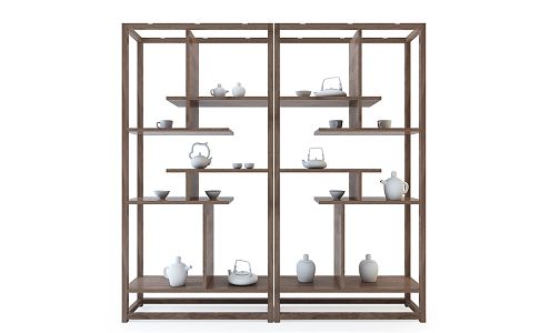 Modern Decorative Rack 3d model