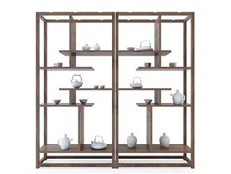 Modern Decorative Rack 3d model