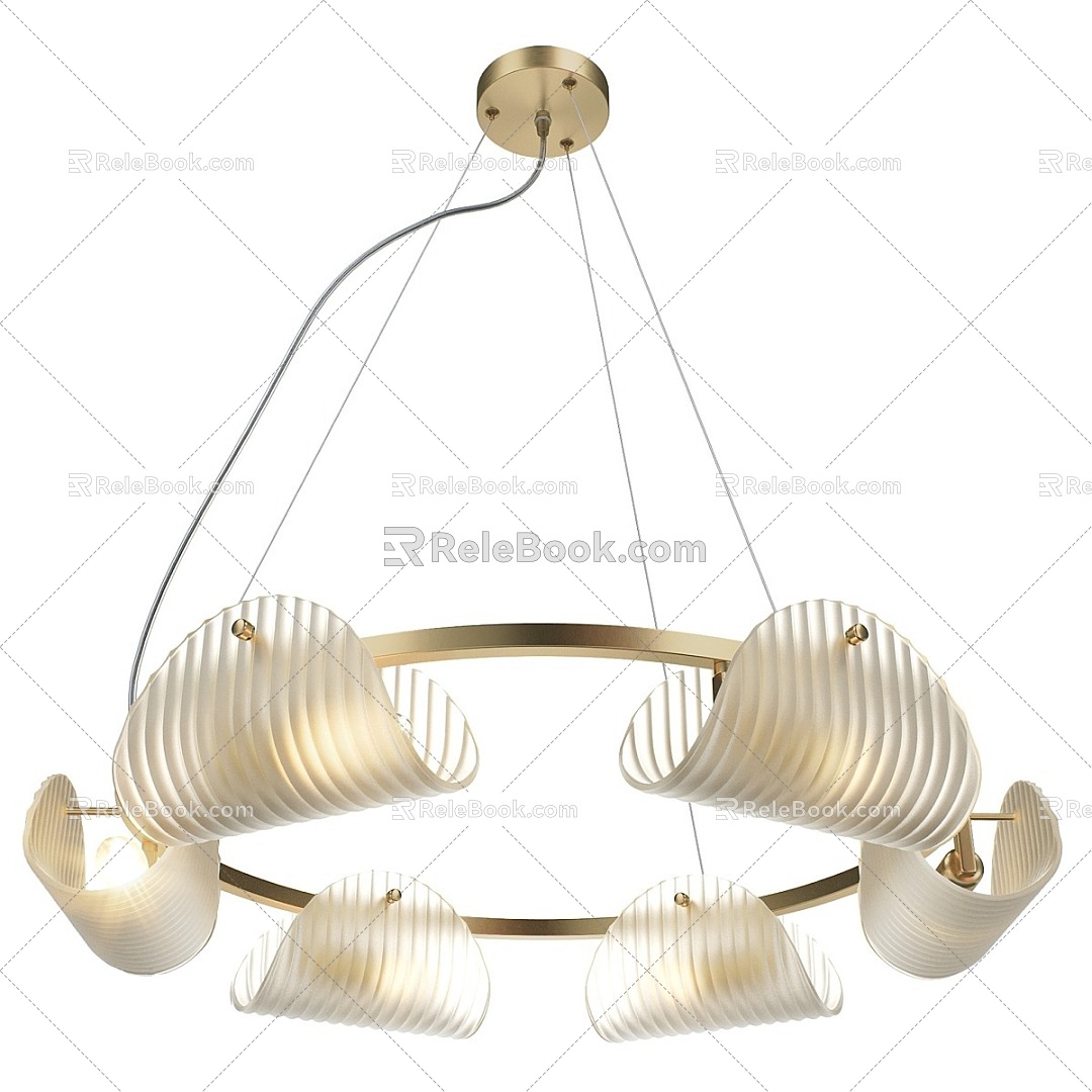 Chandelier Balcony Study Room Atmospheric Round Dining Room Living Room Hotel Retro Light Luxury Designer Nordic Bedroom Bar Personality model