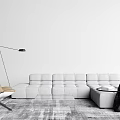 Modern Sofa Coffee Table Combination Simple Sofa Coffee Table Combination 3d model