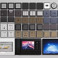 Modern Switch Switch Socket Switch Panel 3d model