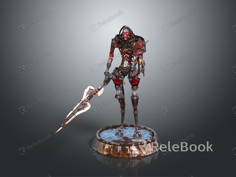 Mech Warrior Mech Soldier Machine Battlearm Mechanical Battlearm Machine Fighter Robot model