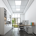 Modern Office Public 3d model