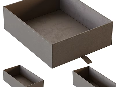Luxury Jewelry Storage Boxes In Different Sizes 3d model