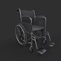 Medical Device Wheelchair Featuring Lightweight Frame Ergonomic Seat Large Wheels And Footrests