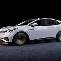 White Modern SUV Car With Streamlined Body Black Alloy Wheels And Sleek Design