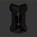Black Futuristic Concept Car With Sleek Aerodynamic Body And Red Accent Lines