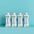 Fonterra 2% Protein Drink in White and Blue Packaging on Light Blue Background
