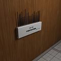 Multi System Signal Booster With Multiple Antennas Mounted On Wooden Wall HE 105 Model