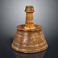 Decorative Carved Chandelier With Traditional Design Intricate Floral Patterns And Ornamental Base