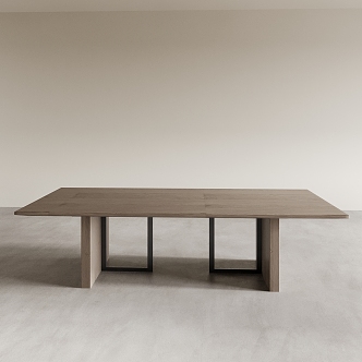 Tea Table Dining Table Long Table Desk Conference Table 3d model