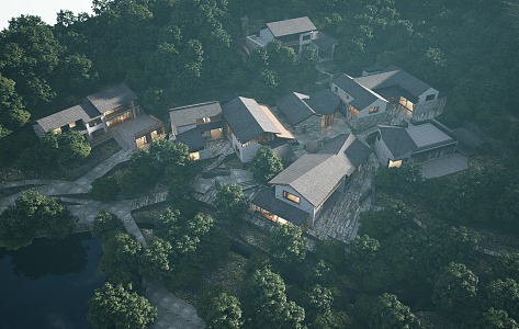 Mountain Homestay Mountain Homestay Hotel 3d model