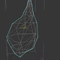 Transparent Geometric Crystal Gemstone Jewelry With Irregular Shape And Shiny Surface