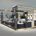 LIVE IN LIGHTHOUSE Store Interior Design With Display Cabinets Plants And Chandeliers