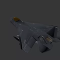 Modern Gray Stealth Fighter Jet With Sleek Aerodynamic Design And Cockpit