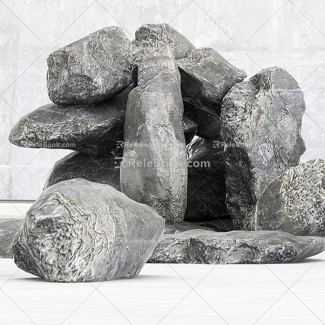 Stone 3d model