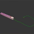Electrical Power Strip With Multiple Outlets White Design On Off Switch And Power Cord