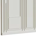 White Wainscoting Interior Design With Classic Panel And Decorative Trim for Modern Home