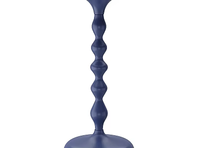 Modern Blue Coffee Table With Spiral Design And Sturdy Base For Living Room 3d model