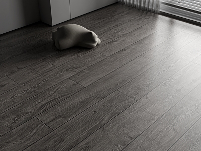 gray wood floor oak wood floor solid wood floor wood grain brick 3d model