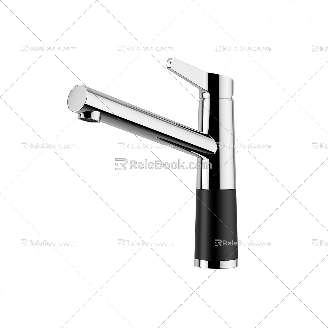 Modern kitchen faucet 3d model