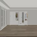 Neatly Arranged Clothes In Wardrobe With Hanging Garments Folded Items Storage Boxes And Teddy Bears