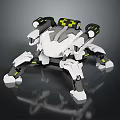 Futuristic Mechanical Spider Design With Multi Legged Structure And Robotic Details 3d model