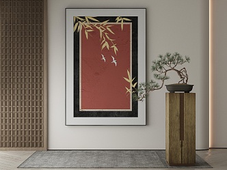 New Chinese Decorative Painting 3d model