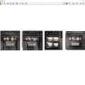 Four Black Dishwashers Modern Design With Interior Dishes And Stainless Steel Finish