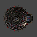 Sci-Fi Architecture Armory 3d model