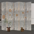 Modern Screen Partition 3d model