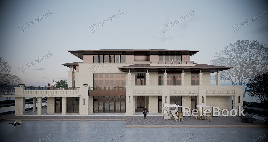 Modern Villa Neoclassical Villa model