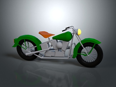 Motorcycle two-wheeled motorcycle off-road motorcycle road race motorcycle motor vehicle transport 3d model