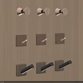 Wooden Wall Mounted Hooks With Various Designs For Home Decor And Organization