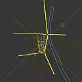 Aerial Planning of Modern Urban High Rise Buildings with Green Spaces and River